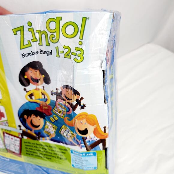 Think Fun Zingo 1-2-3 Number Bingo Kids Game Ages 4 and up 2-6 Players-New - Picture 6 of 9